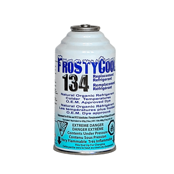 FrostyCool 134 Replacement 6oz Can – Frostycool Refrigerants Inc.