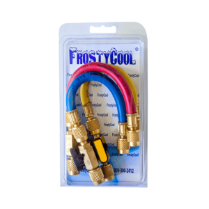 Ball Shut Off Valves with colour coded hoses