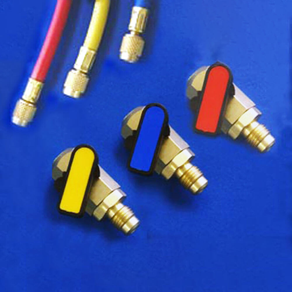 Ball Shut Off Valves with colour coded hoses - Image 2